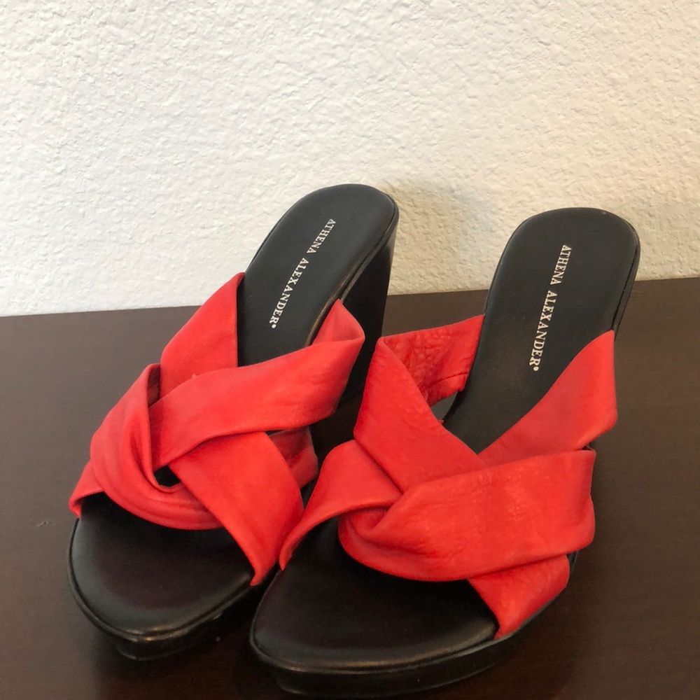 Athena Alexander Red Wedges